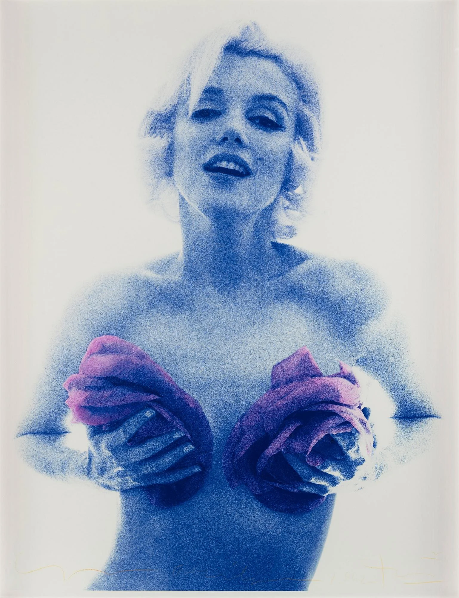 Bert Stern, "Marilyn Roses (from the last sitting)", 1962. — Bukowskis