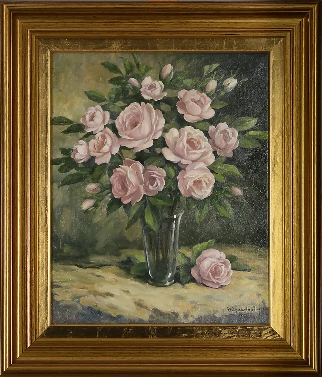 PATRIK DJURSTEDT. Blomsterstilleben, olja på duk, signerad, daterad 1999.