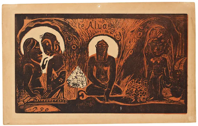 Paul Gauguin, "Te Atua (The Gods)", ur "Noa Noa".