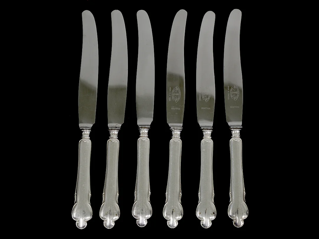 Bordsknivar sex stycken Disa S800 265,6g — Silver/Matsilver — Kaplans