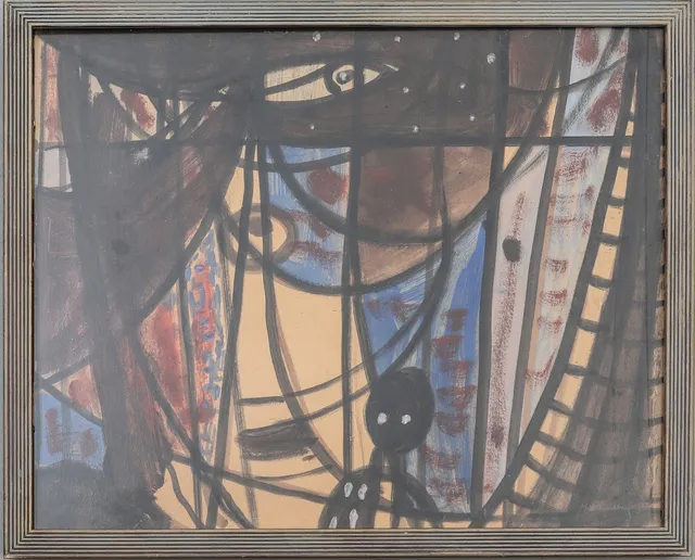 HANS VALTER SUNDBERG. Blandteknik , signerad.