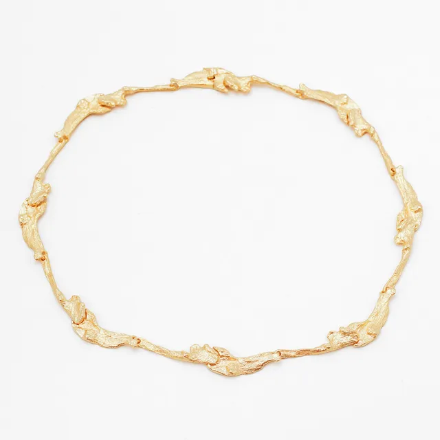 BJÖRN WECKSTRÖM. Collier, "Mariehand", 18k guld, Lapponia, 1981.