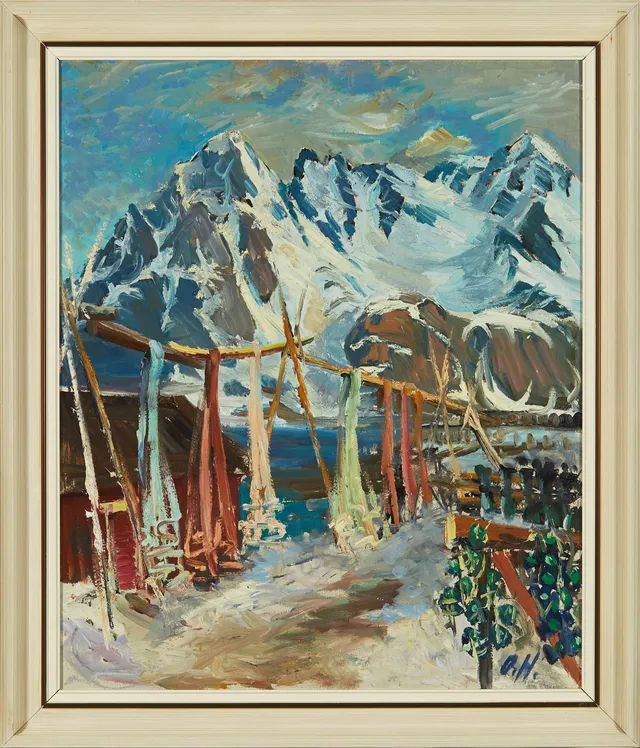Helmersen, Odd — Garntørking i Lofoten