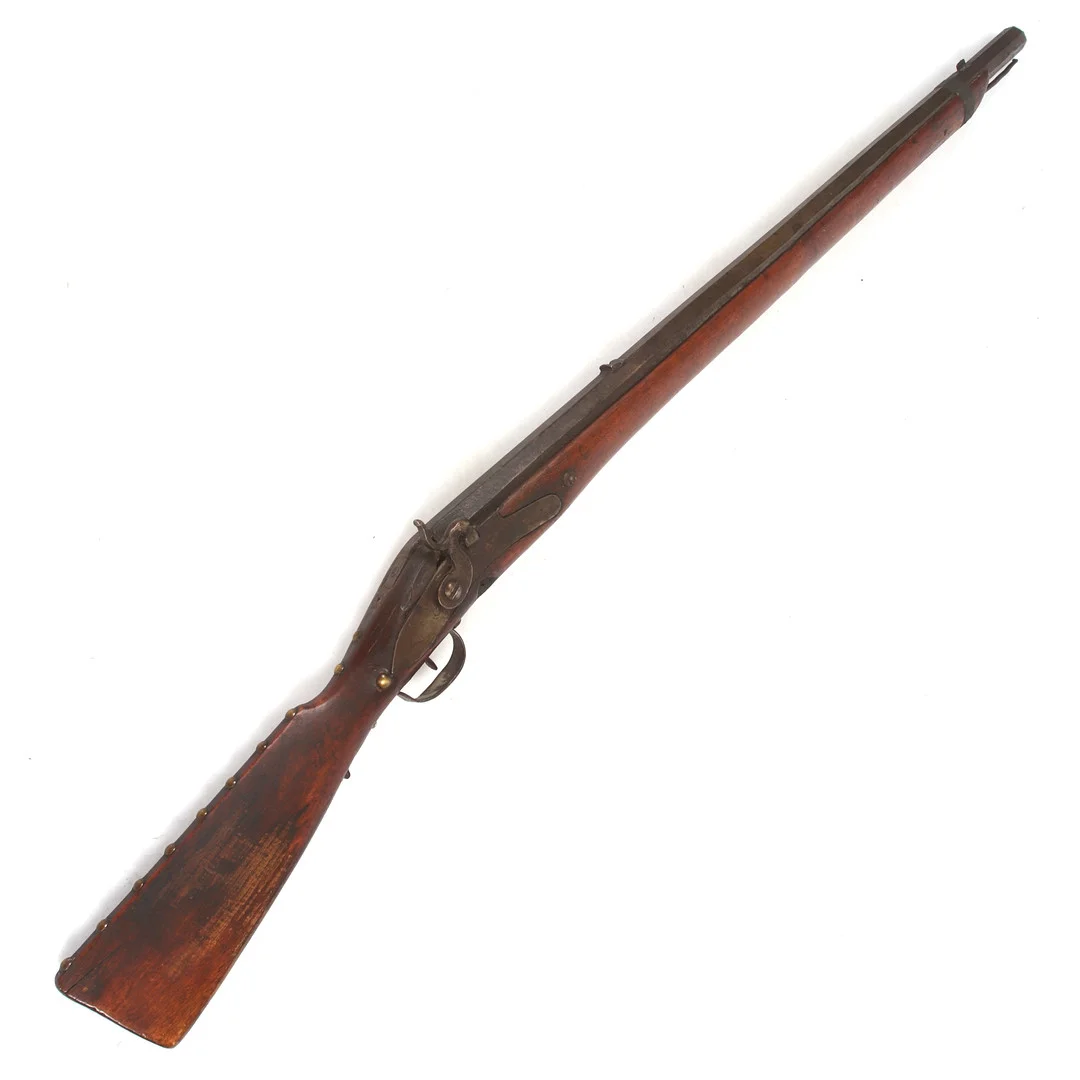 LODBÖSSA, oktagonal räfflad pipa, Hans Fredriksson, Vännäs,Västerbotten. 1800-tal. — Guns & Rifles — Stadsauktion Sundsvall