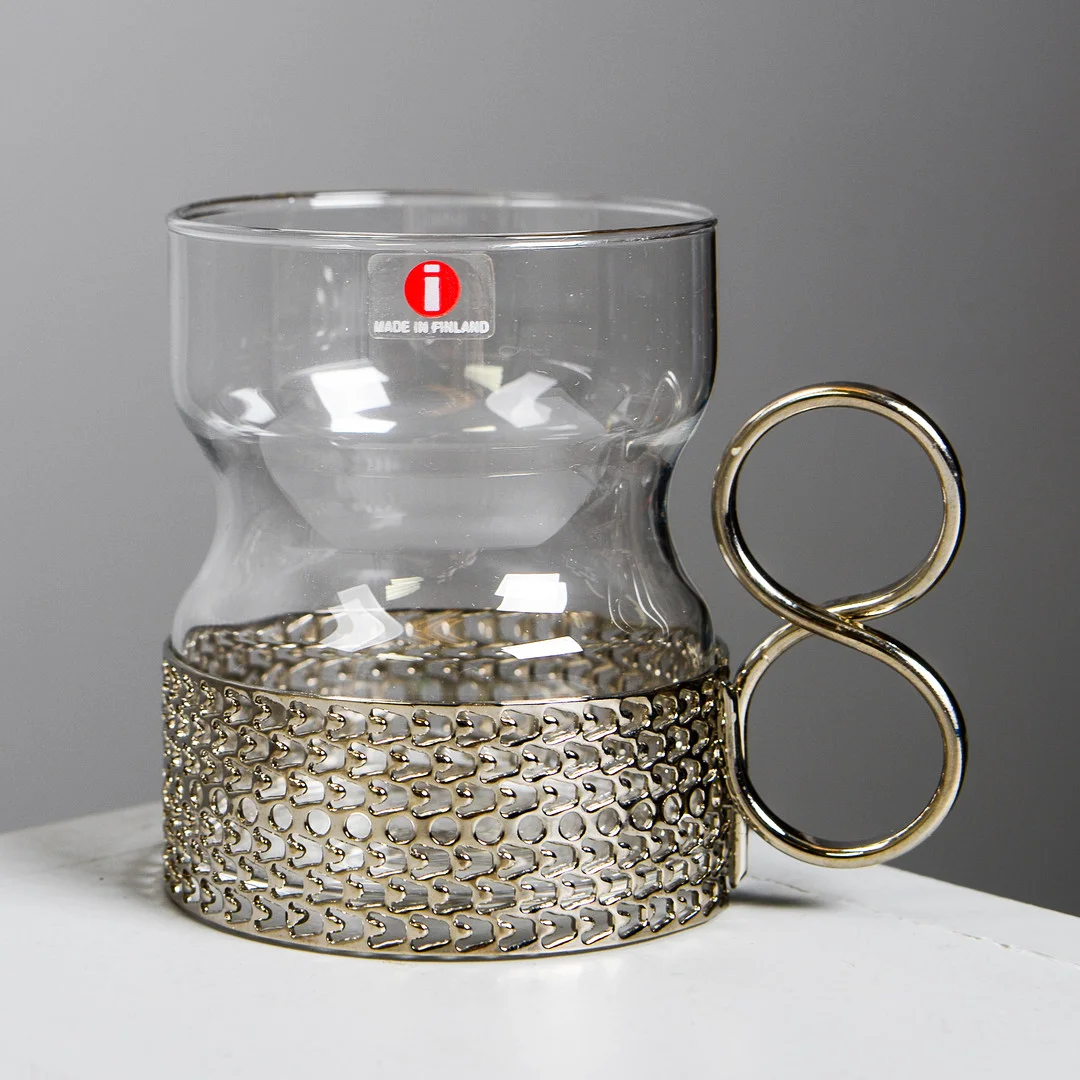 TIMO SARPANEVA. Teglas/ glögglas, 12 st, "Tsaikka", Iittala. — Tableware — Formstad Auktioner