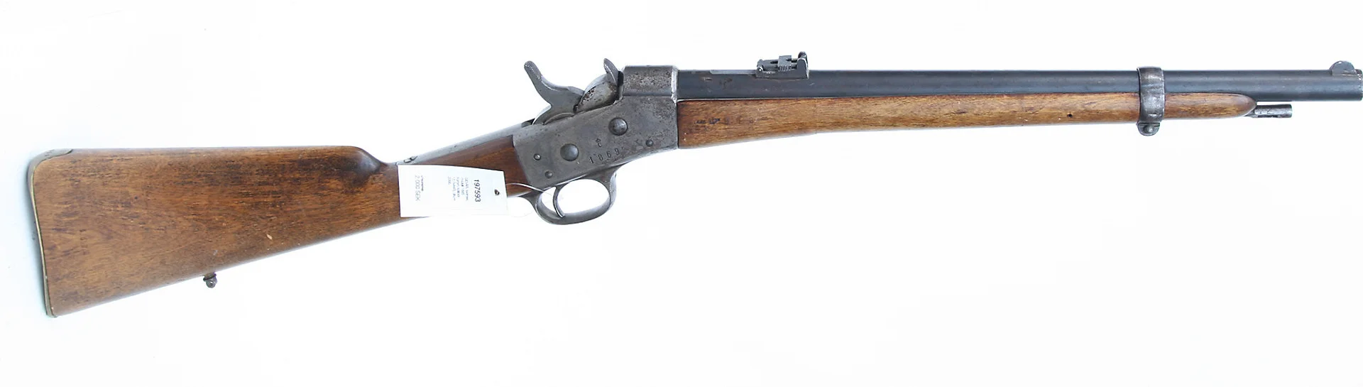 (227) GEVÄR, svenskt, modell 1885 Karbin, kaliber 12,7x44R, tillv.nr 2066. — Military weapons — Mauritz Widforss