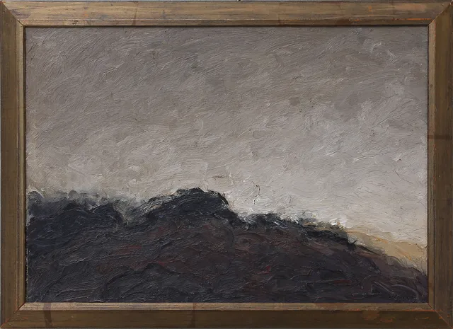 GÖRAN ANDERSSON. Dungen, olja på pannå, signerad.