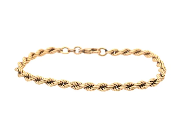 ARMBAND, 18K guld, cordellänk, längd 17 cm, vikt 10,9 g.