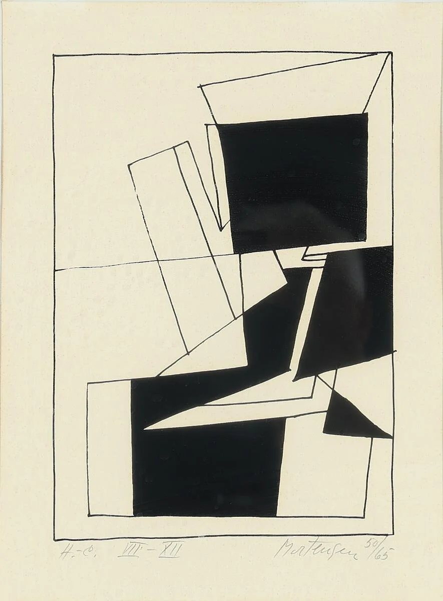 Three compositions. All signed and numbered. Lithograph. Visible size 35×26 cm. (3) — Modern Prints/Modern art — Bruun Rasmussen