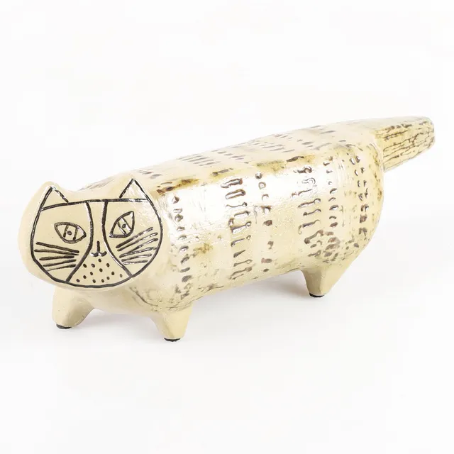 LISA LARSON. "Katt", stengods, ur serien Stora Zoo, Gustavsberg.