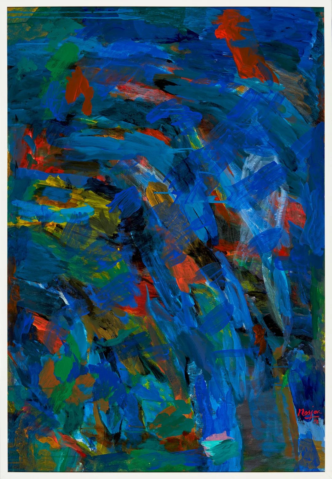 Nesjar, Carl — "Sommerbilde" 2012-13 — Kunst/Maleri — Blomqvist