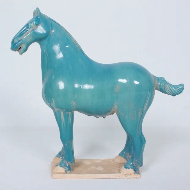 'Tang-Pferd', Terrakotta.