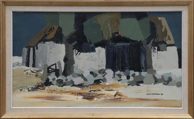 LEIF PERSSON. OLJA, på duk, signerad, 1967.