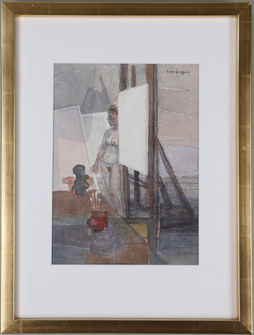 BIRGER LJUNGQVIST. BLANDTEKNIK, signerad. — Paintings — Kalmar Auktionsverk