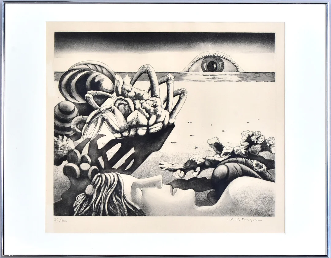 AXEL OLSON. Etsning. — Engravings & Prints — Halmstads Auktionskammare