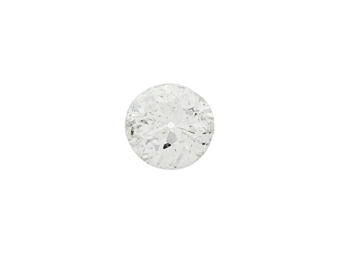 DIAMANT, gammalslipad, 0,61 ct, ca W(H)/SI1, nagg vid rondisten. — Ädelstenar/Diamanter — Kaplans