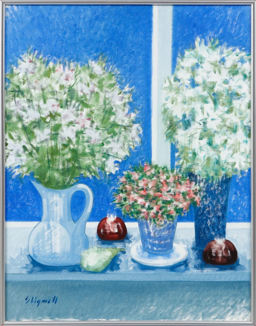 SVEN LIGNELL. Stilleben, olja på duk, signerad. — Paintings — Göteborgs Auktionsverk