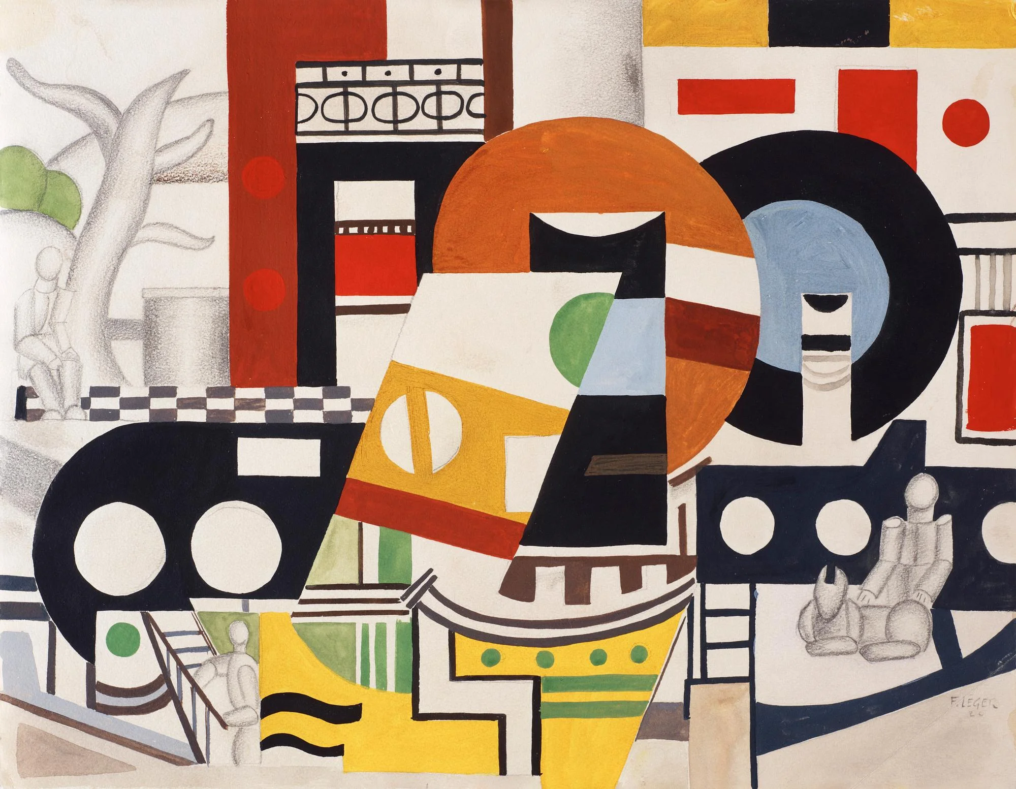 Fernand Léger, "Le remorqueur". — Bukowskis