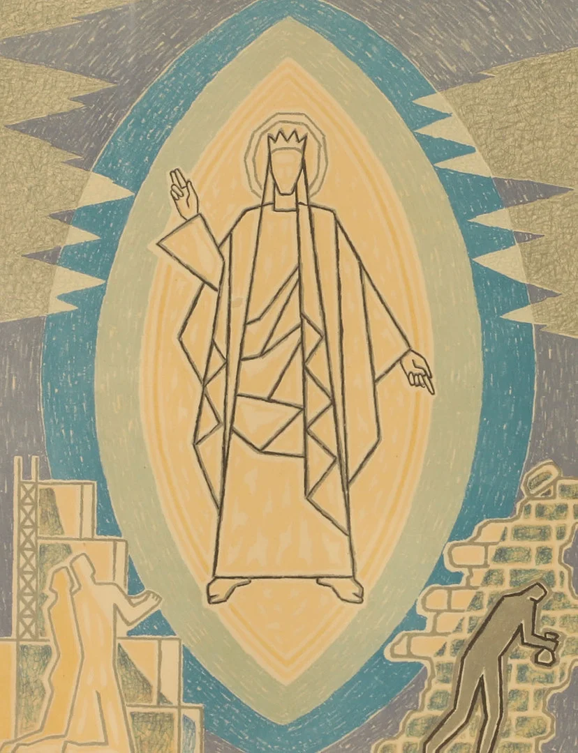 WALDEMAR LORENTZON. "Återkomsten", färglitografi, signerad. — Engravings & Prints — Helsingborgs Auktionskammare