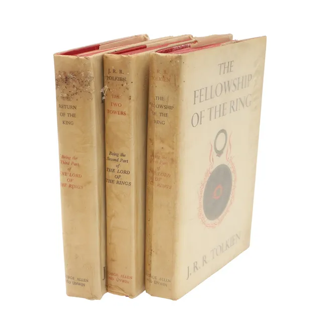J.R.R. TOLKIEN. The Fellowship of the Ring, Eleventh Impression, 1961; The Two Towers, Ninth Impression, 1962; The Return of the King, Ninth Impression, 1962 (3).