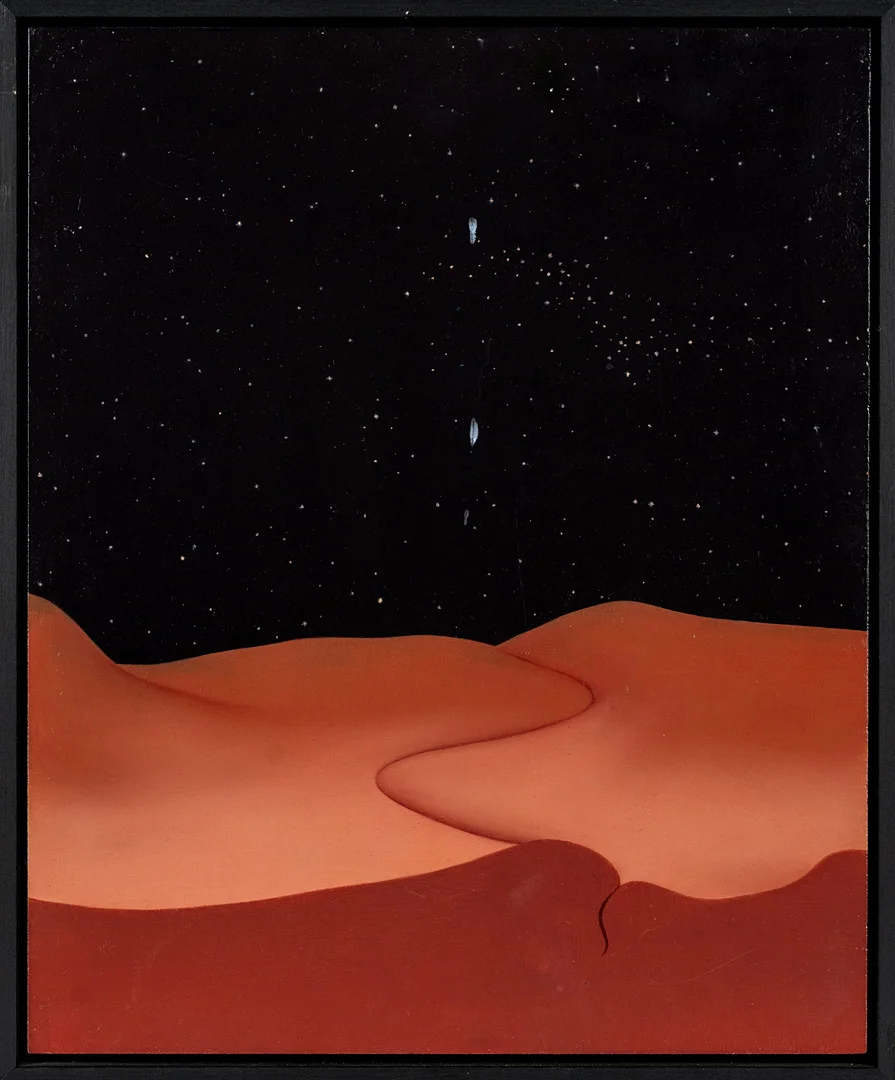 PATRIK ANDINÉ. Olja på pannå, "Meander", Signerad, 2008. — Paintings — Norrlands Auktionsverk