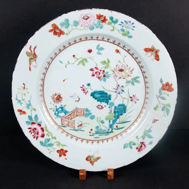 FAT, kompaniporslin. Qingdynastin, Qianlong (1736-95) 36 cm.