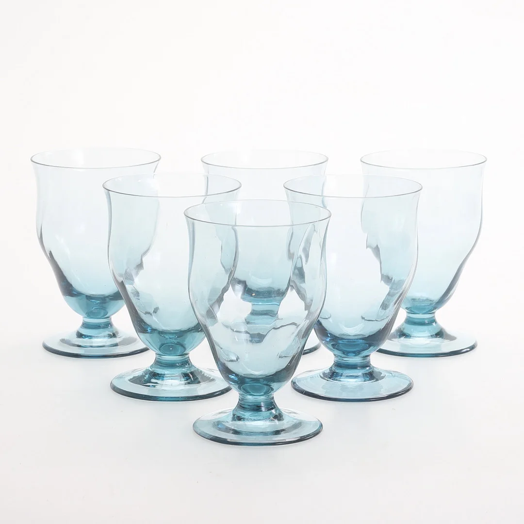 GABRIEL BURMEISTER. vinglas, 6 stycken. — Utility glass — RA Auktionsverket Norrköping