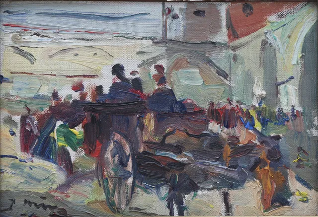JOAQUIM MIR. “Els Tres Tombs”, Vilanova i la Geltrú.