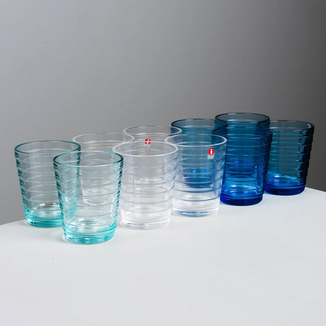 AINO AALTO. Dricksglas "Bölgeblick", 10 st, Iittala. — Tableware — Formstad Auktioner