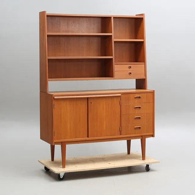 BOKHYLLA, teak, 1900-talets mitt.