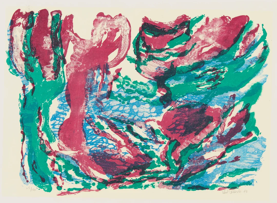 Rumohr, Knut — Komposisjon, 1974 — Kunst/Grafikk — Blomqvist