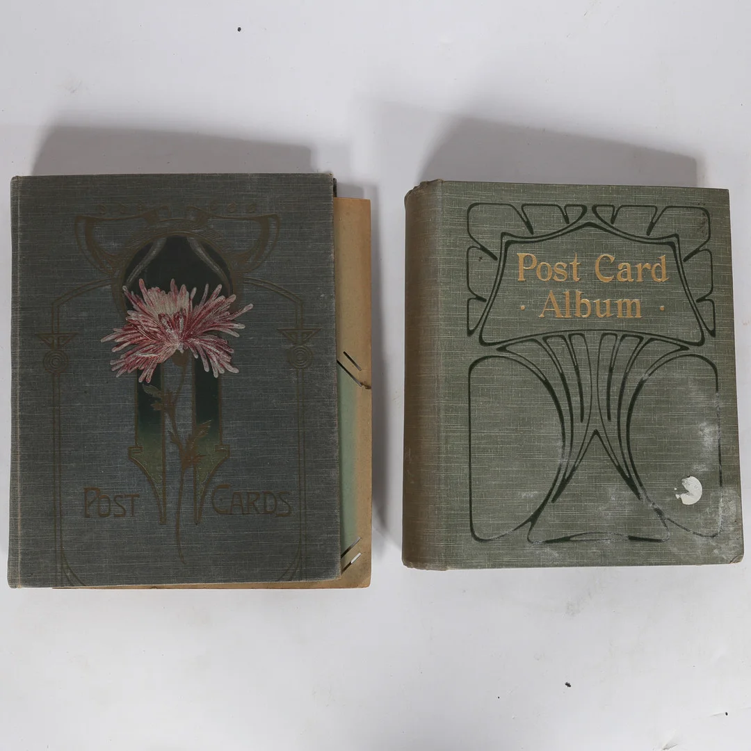 TWO EARLY 20TH CENTURY POSTCARD ALBUMS (2). — Other — Bishop & Miller