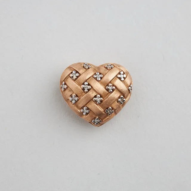 HÄNGE, 14K guld, åttkantslipade diamanter.