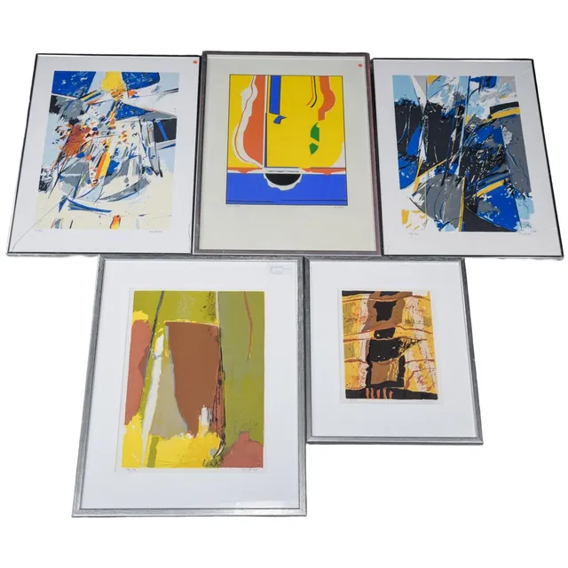 Poul Oskar Hansen. Abstract compositions. (5)