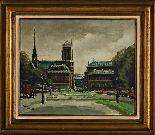FRANCESC SERRA CASTELLET. View of Paris.