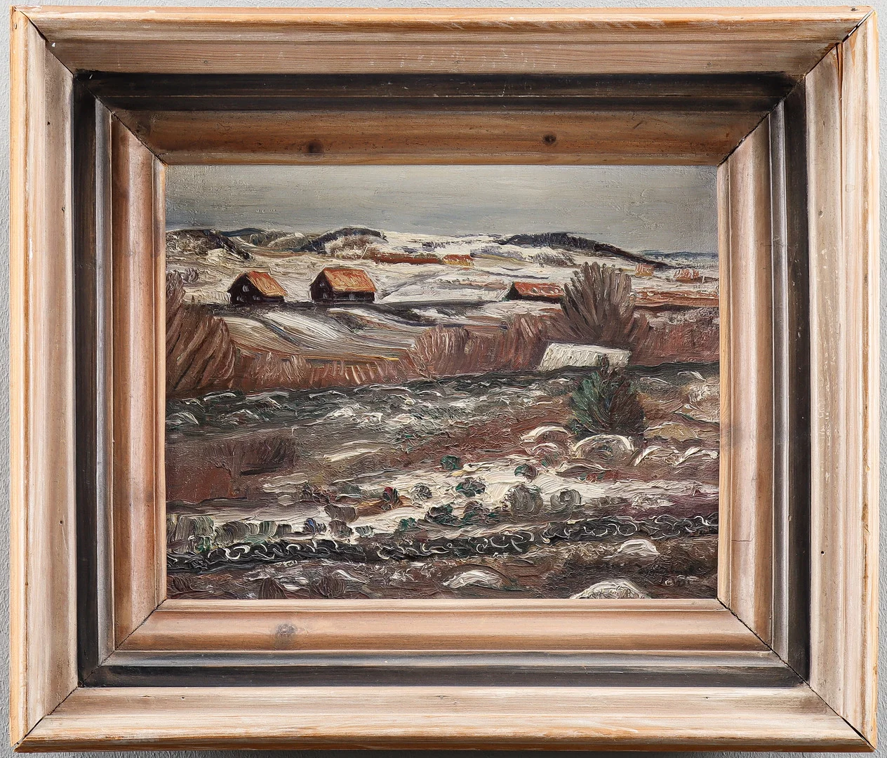 BO VON ZWEIGBERGK. Olja på pannå, signerad1931. — Paintings — Karlstad Hammarö Auktionsverk