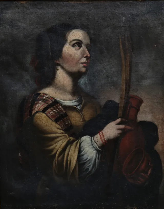 AFTER BARTOLOMÉ ESTEBAN MURILLO. Saint Justa.