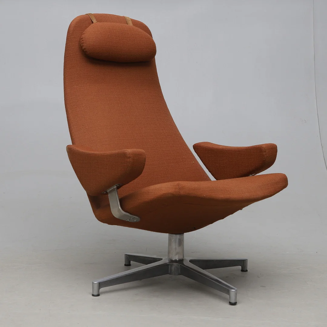 ALF SVENSSON. snurrfåtölj, "Contourett Roto", Dux, Trelleborg, 1960-tal. — Armchairs & Chairs — Gomér & Andersson Norrköping