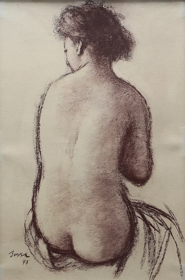 FRANCESC SERRA CASTELLET. A girl seen from behind.
