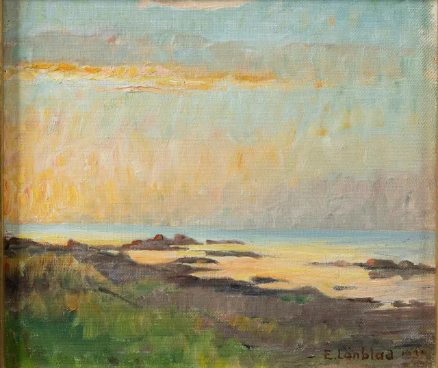 Emilia Lönblad, Strandmotiv, möjligen Arild.