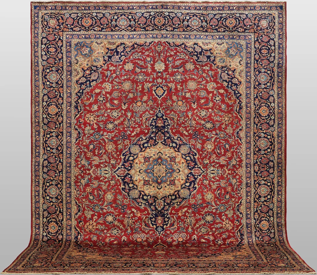 MATTA. Kashmar, 397 x 294 cm. — Oriental Carpets & Textiles — Södermanlands Auktionsverk
