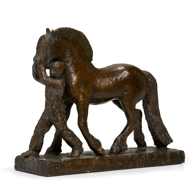 Bast, Ørnulf — "Gutt og hest" 1935