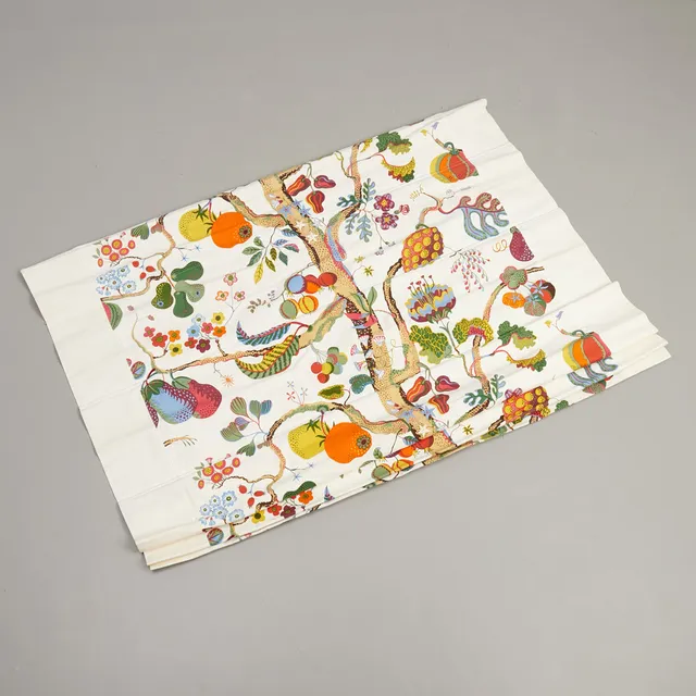 JOSEF FRANK. Hissgardin, Firma Svenskt Tenn, Vegetable Tree.