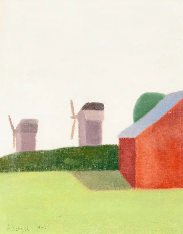 AXEL KARGEL. "Kvarnen Kolstad, Öland".