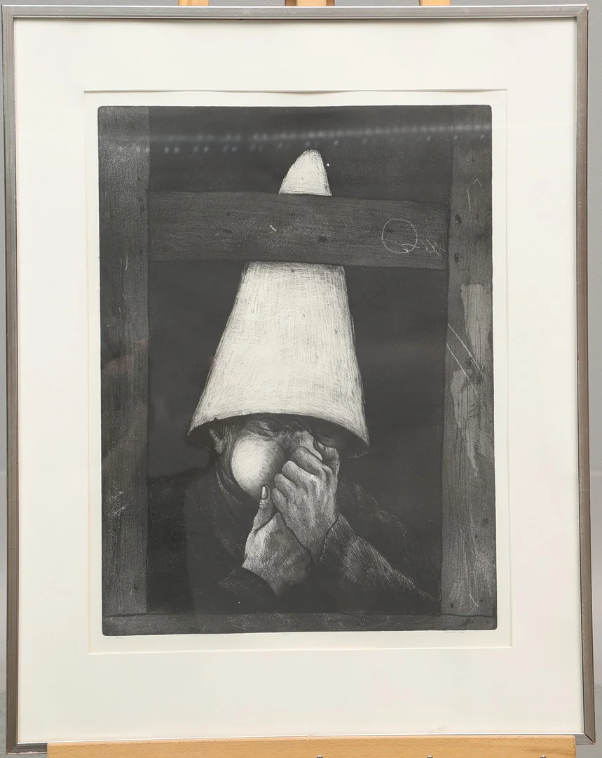 JORDI ARKÖ. Etsning, "Struts", Et. 70 Ex. signerad, daterad 1984. — Engravings & Prints — Ekenbergs Auktioner