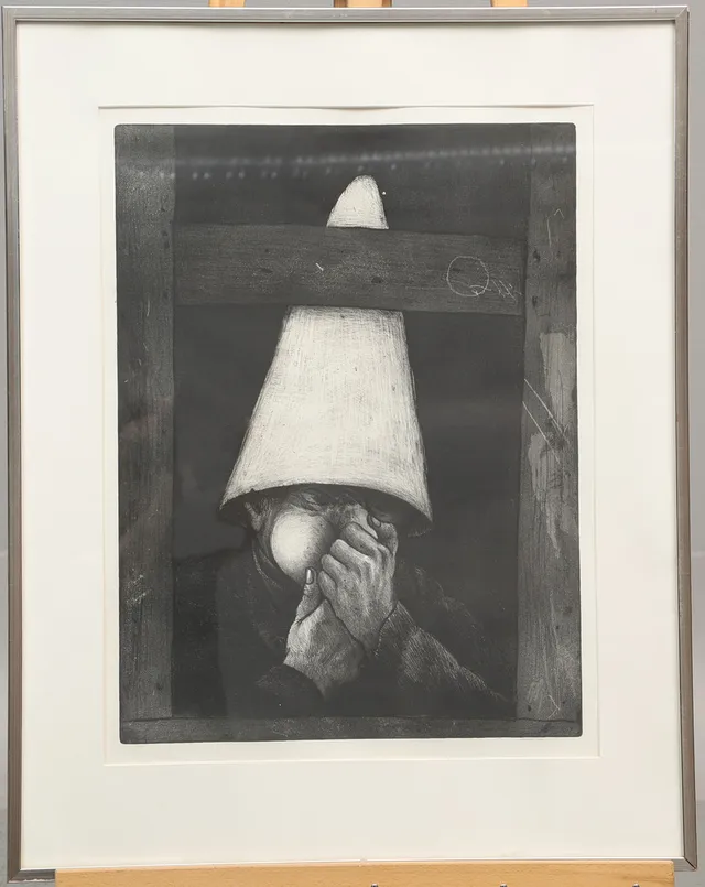 JORDI ARKÖ. Etsning, "Struts", Et. 70 Ex. signerad, daterad 1984.