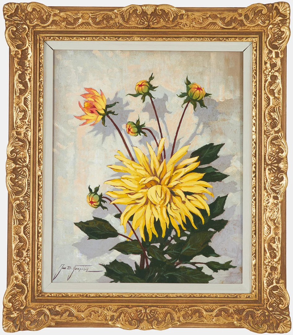 JAN BOHUMIL POSPISIL (1898-1968). Blomsterstilleben, olja på duk, signerad. — Paintings — Stockholms Auktionsverk Sickla