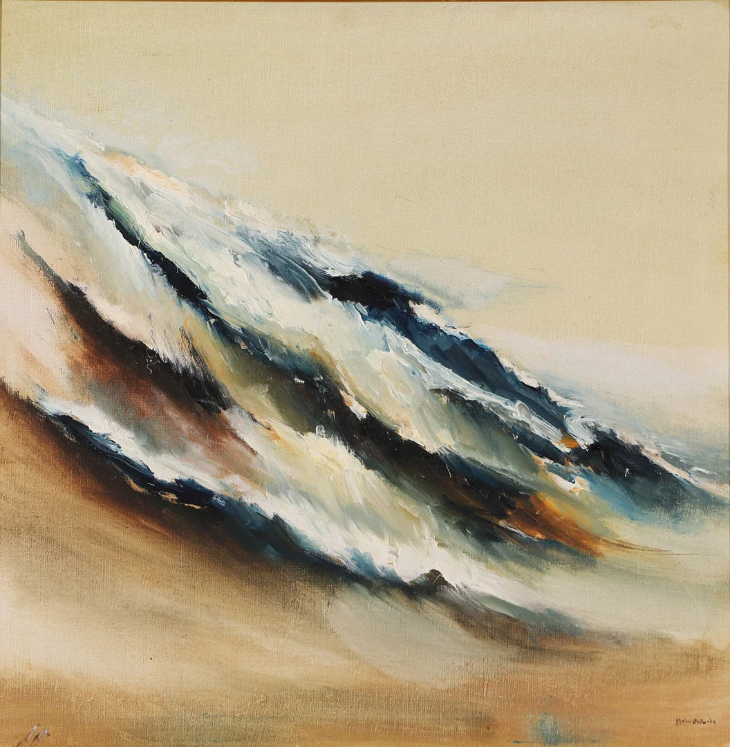 LENNART MALMSTRÖM. "Hav III", olja på duk, signerad Malmström -70. — Paintings — Helsingborgs Auktionskammare