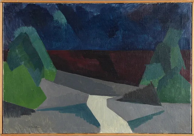 CHRISTIAN VOULETHE. "Landskap".