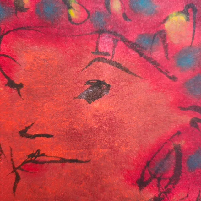 PERICO PASTOR. RETATO. PINTURA SOBRE PAPEL ADHERIDO A TABLA.